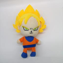 30 pçs/lote 10cm Anime Saiyan Goku Brinquedos de Pelúcia pingentes Gohan Vegeta Bu Bonecas de Pelúcia chaveiros presentes - Image 3