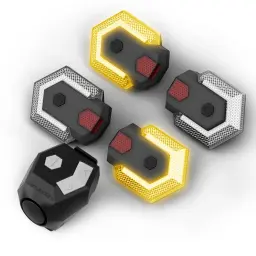 Bicicleta LED Light com controle remoto, bicicleta Turn Signal, chifre taillight, impermeável lâmpada de advertência, Outdoor Ciclismo Acessórios - Image 6