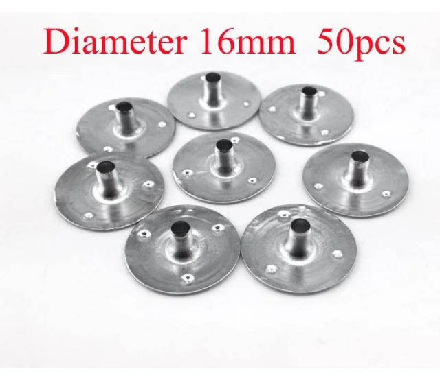 Suporte em Metal para Pavios de Vela - 100 Peças com Base Fixa para Facilitar a Confecção de Velas