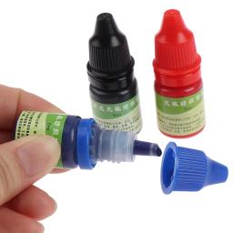 Tinta de impressão têxtil, impermeável, tinta especial para estudantes, carimbo infantil, preto vermelho e azul, 5ml - Image 1