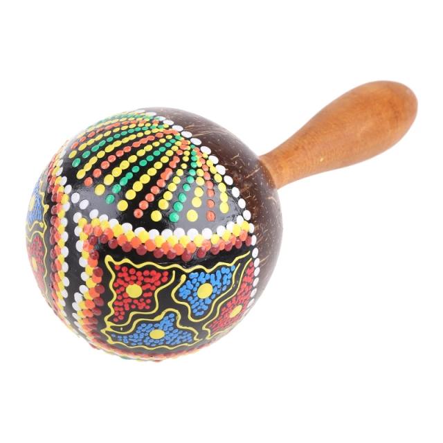 Agitador de Martelo para Areia com Padrões: Brinquedo Musical de Percussão Educacional