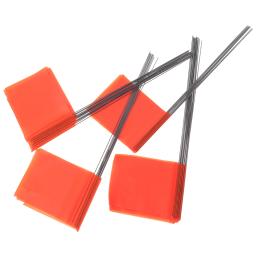 Paisagem Bandeira Signal Banner Pole, PVC Steel Wire, Marcação Bandeiras Marcadores, Gramado, 50 Pcs - Image 6