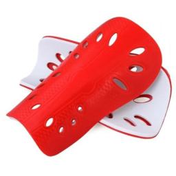 Caneleiras de futebol para crianças e adultos, guarda futebol, protetor de perna, protetor de canela respirável, azul, vermelho, 1 par - Image 3