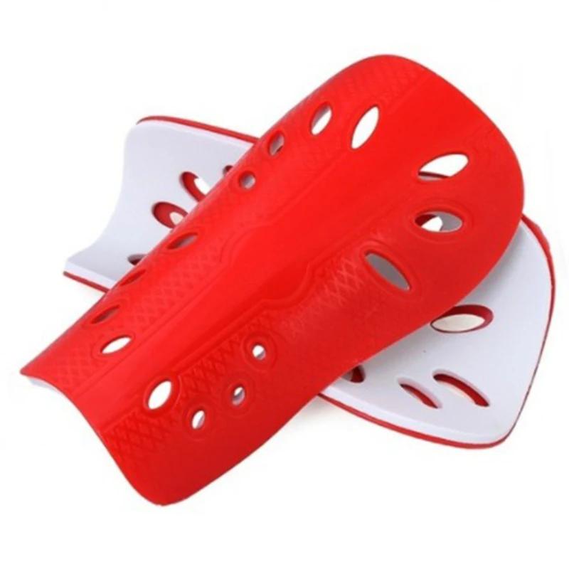 Caneleiras de futebol para crianças e adultos, guarda futebol, protetor de perna, protetor de canela respirável, azul, vermelho, 1 par - Image 1