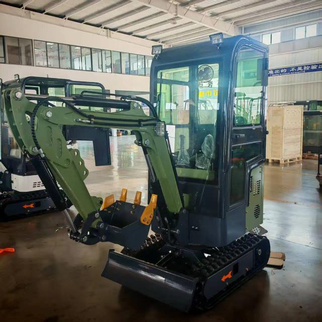 HaiLian Machinery Mini Escavadeira Pequena para Fazenda e Jardim