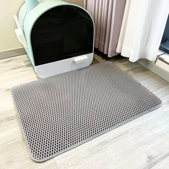 Tapete Impermeável Dupla Camada para Gatos com Almofada Antiderrapante e Lavável