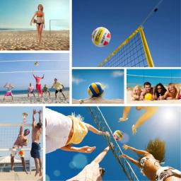 Bola de Volei Praia Quadra Tamanho Oficial + Bomba de Encher Com Bico Ar Kit - Image 5
