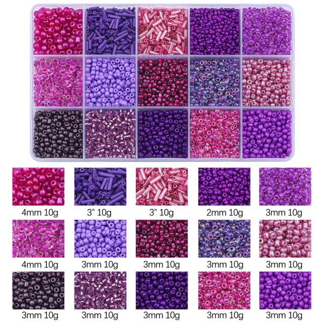 Acessórios de Vidro para Joias 15 Grades 150g