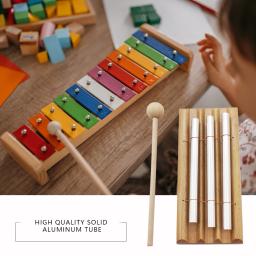 Instrumento de Percussão para Meditação e Cura, Trio Hand Chime, Carrilhão de Madeira, Chimes de Mão para Oração, Carrilhão Musical, Madeira - Image 3