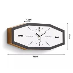 Relógios de parede estilo retro simples Decoração de casa Relógios de parede originais Nordic Trendy, Decoração muda, Mobiliário doméstico - Image 2
