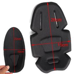 Joelho tático e cotovelo protetor pad para a caça, paintball, airsoft, uniforme de combate, terno militar, 2 cotovelo almofadas, apenas - Image 3