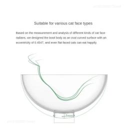 Xiaomi Petkit-Pet Alimentando Pratos, Gatos Tigelas, Resistente a Riscos, Alimentador Duplo Ajustável, Animais de Estimação, Ferramentas de alimentação - Image 4