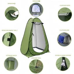 Portátil Outdoor Privacidade Chuveiro Tenda, Banho de praia, vestiário, WC privado, Acampamento, Caminhadas, Pesca, Pára-sol, 1pc - Image 5