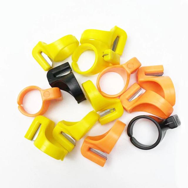 Dedal e Anel Cortador de Linha para Costura – Conjunto de 2 e 5 Peças para Artesanato e DIY