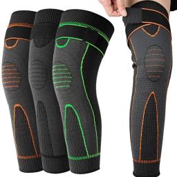 Esporte Mangas De Compressão Perna Completa Para Homens Joelheiras Protetor De Suporte Para Halterofilismo Conjunto Alívio Da Dor Lágrima Muscular - Image 6