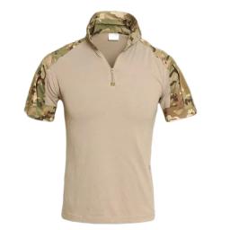 Camisa de manga curta camuflada masculina, tops de caça e caminhada, camiseta de treinamento tático, esportes ao ar livre, verão - Image 6