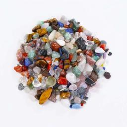 Natural Mixed Crystal Stones para a decoração do aquário, cascalho minerais, acessórios do aquário, 100g, 4 tamanhos - Image 5