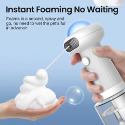 ROJECO-Máquina Automática de Fabricação de Espuma para Pet, Carregamento USB, Saboneteira Inteligente para Gato e Cão, Acessórios Recarregáveis para Duche - Image 4