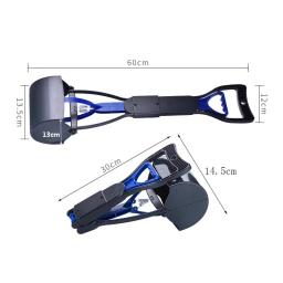 Pet Dog Long Handle Pooper Scooper, Cat Waste Picker, Jaw Pick Up Ferramentas de Limpeza, Pet Shop, 60cm - Image 4