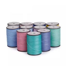 Cabo encerado do poliéster para fazer jóias, Twisted encerado Sewing Thread, Macramé Acessórios para pulseiras e colares, 80 m, 0.45mm - Image 2
