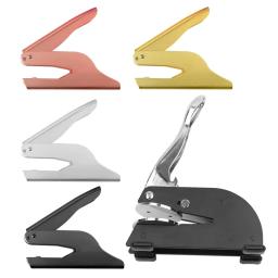 Embossing Stamp Handle Alicate de aço inoxidável Acessórios para máquinas de gravação Ferramentas de impressora de papel 2 tamanhos 4 cores - Image 1