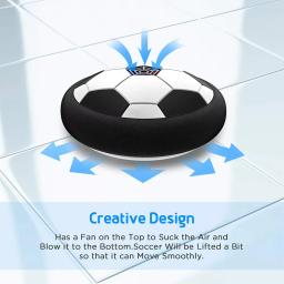 Hover bola de futebol brinquedos para crianças elétrica flutuante futebol com luz led música bola de futebol jogo ao ar livre brinquedos esportivos para crianças - Image 2
