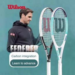 Wilson-Iniciante Raquetes De Tênis De Alumínio De Carbono, Rebound Trainer, Raquete De Tênis Profissional, Masculino E Feminino Acessórios - Image 4