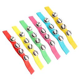 Sinos de pulso para crianças Jingles Shake Chocalhos Toy, Brinquedos Educativos de Percussão, Vestíveis, Não Fácil de Deformar, Anel de Sino - Image 3