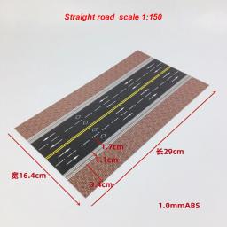 Modelo De Estrada Em Miniatura Para Construção, Mesa De Areia, Cena De Rua, Layout Materiais, Kit De Diorama, Escala N 1:144, 1Pc - Image 3