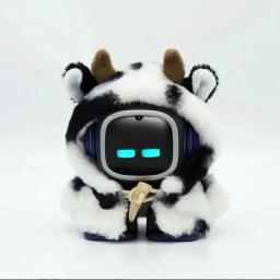 Emo robô inteligente brinquedos para animais de estimação emo acompanhando máquina de voz ai quebra-cabeça ação eletrônica desktop eletrônico animal de estimação crianças presentes brinquedos - Image 6