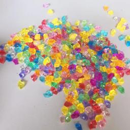 Peças de jogo para jogos de tabuleiro, peça irregular, diamante de cristal acrílico, 6*9*5mm, 200 tamanhos, multicores - Image 3