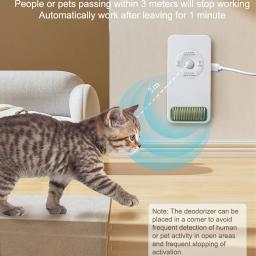 Purificador De Ar De Odor Inteligente Sensor para Animais De Estimação, Banheiro Recarregável Para Cães, Desodorizador De Caixa De Litter De Gato, Limpador De Geladeira - Image 5