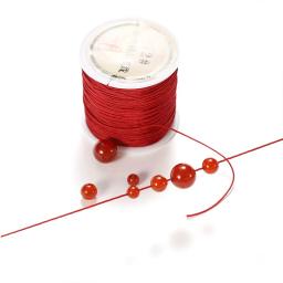 Nylon Corda Trançada para Bead, Pulseira de Tecido, Nó Chinês, Jóias, Artesanato Nylon Cord, No 72 Jade Wire, 50m x 0.8mm - Image 4