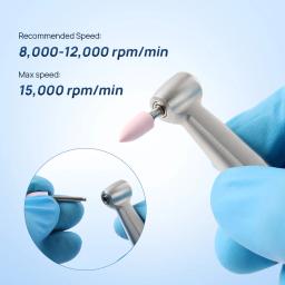 Azdent 12 pçs/set dental silicone polimento de borracha cabeças moagem polidor dentes 2.35mm ra finalizador para handpiece baixa velocidade - Image 4