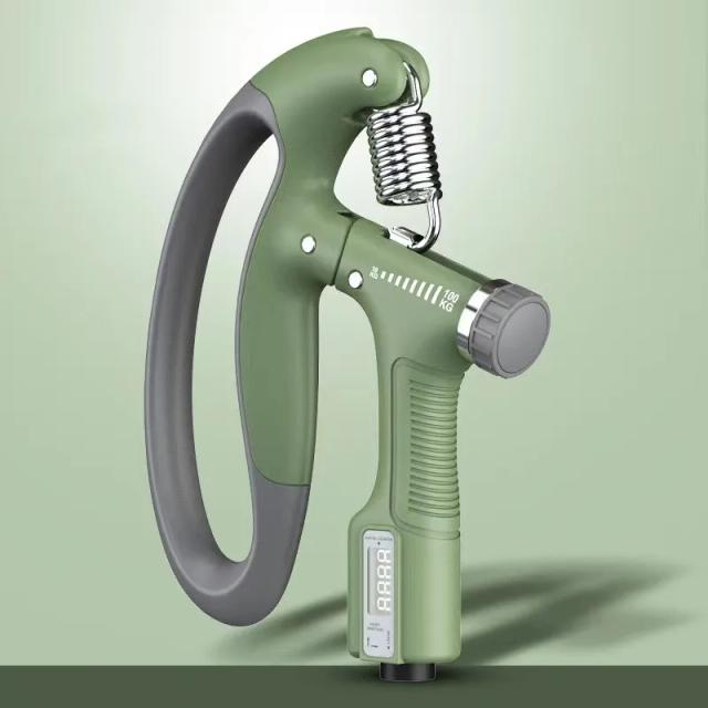 Equipamento Fitness Smart Counting Grip com Ajuste Livre para Treinamento Profissional de Mão e Braços de 10 a 100kg
