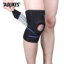 Aolikes 1 pçs joelheira joelheira suporte de joelho de segurança esportiva profissional protetor protetor protetor de almofada gel - Image 3
