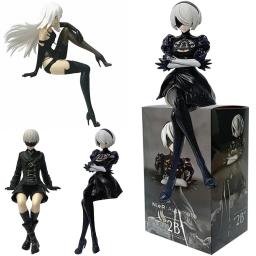 15Cm Anime Original SEGA Nier:automata Ver1.1A 2B Yorha No. 2 tipos B Premium Chokonose Figura PVC modelo brinquedos colecionáveis - Image 1