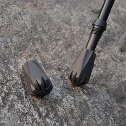 Nordic Black Walking Sticks, Trek Pole, Telescópico Alpenstock, Muleta, Acessórios para caminhadas, Novo, 1Pc - Image 3