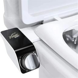 1 conjunto de bidê portátil para mulheres, acessório de vaso sanitário autolimpante com lavadora de spray não elétrica, acessórios higiênicos para banheiro - Image 4