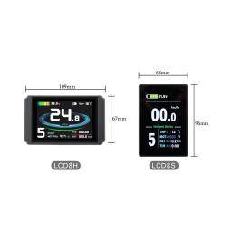 Tela e kit de conversão para bicicleta elétrica bollfit kunteng lcd8h, e-bike, acessórios, lcd 8 - Image 6