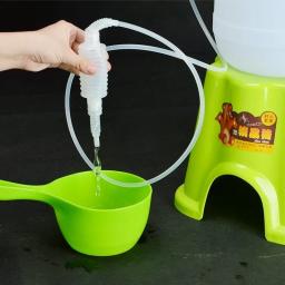 Kit de ferramentas de fabricação de cerveja, de plástico, sistema de filtro de mangueira de sifão manual, fermentação de vinho, acessórios de válvula de escape - Image 4
