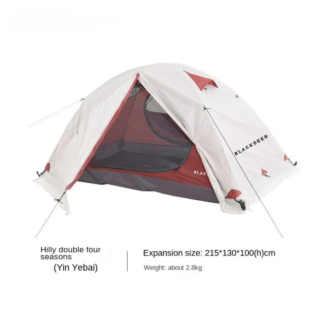 Barraca de Acampamento Ultra Leve para 2 Pessoas em Nylon Silicone Impermeável 4 Estações 20D com 1,47 kg Ideal para Mochilas de Viagem