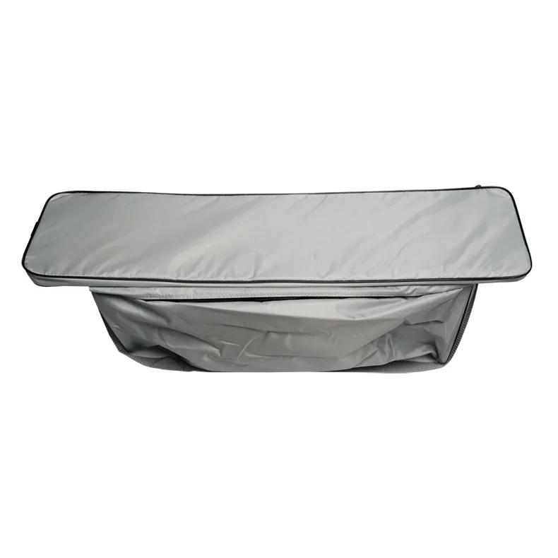 Nova 420d revestido oxford barco inflável assento saco de armazenamento com acolchoado assento almofada para pesca canoa/pvc caiaque/assalto aveia/remo - Image 1