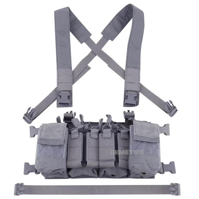 Colete Tático Destacável para Paintball e Caça com Compartimentos para Equipamentos