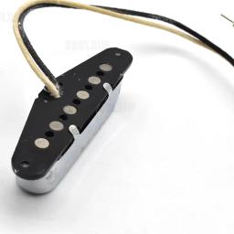 Alnico 5 pescoço captador para guitarra elétrica, Vintage puro, TL, Telecaster, peças, acessórios, Chrome - Image 5