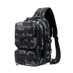 Camuflagem Isca Sacos De Pesca, Mochila Multi-Funcional, Esportes Ao Ar Livre, Grande Capacidade Rod Tackle Bag - Image 5