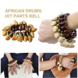 Handmade Dora Shell Handbells, Africano Drum Nuts, Pulseira para Djembe, Tambor Percussão Acessórios, Presente - Image 1