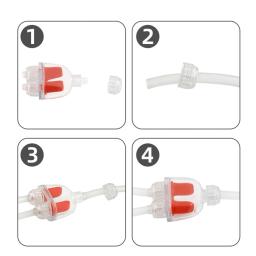 Aquário Bomba De Oxigênio Tee Válvula De Retenção, acessórios Do Tanque De Peixes, tubo De Tubulação De Ar, Refluxo - Image 3