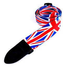 Correias de guitarra de nylon de impressão colorida ajustável, cintos multicoloridos, acessórios para baixo e guitarra elétrica acústica - Image 4