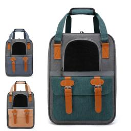Grande capacidade transportadores pet, respirável malha cão mochila, dobrável gato transportando saco, suprimentos de viagem ao ar livre, 0- 10 kg - Image 5
